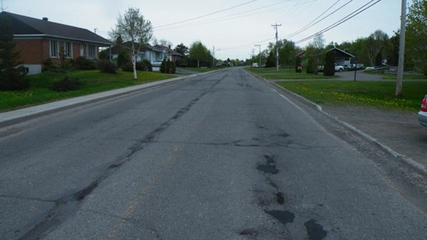 La rue Beaubien en piteux état