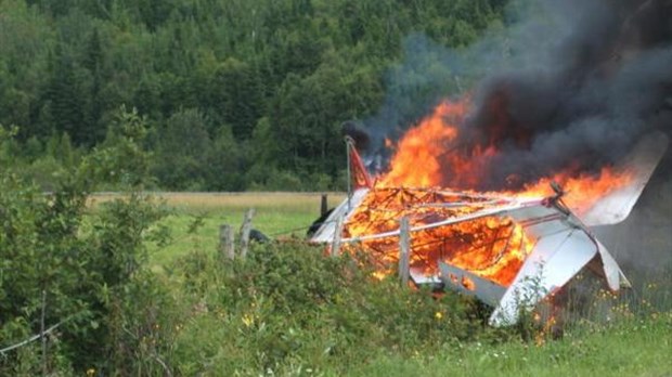 Un avion s'écrase à Squatec