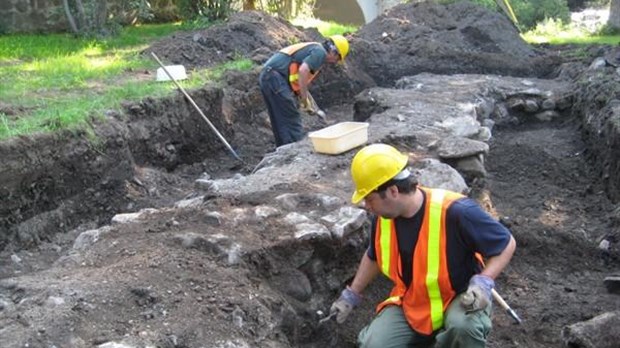 Découverte de vestiges archéologiques du 18e siècle