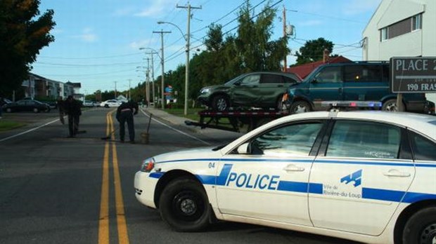 Accident impliquant une femme enceinte à Rivière-du-Loup