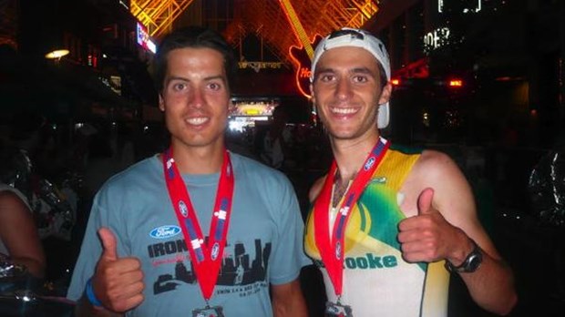 Jean-François Gosselin et Maxime Lajoie participent à un Ironman aux États-Unis