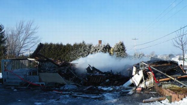 Incendie à Saint-Épiphane