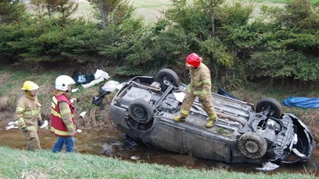 Accident sur l'autoroute 20