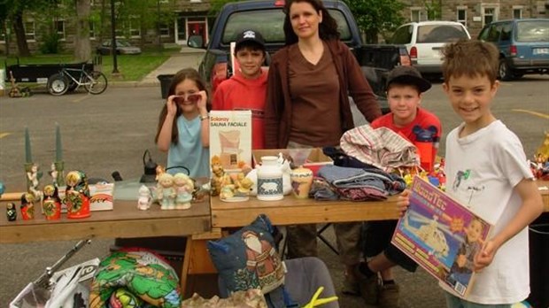 Un marché aux puces environnemental