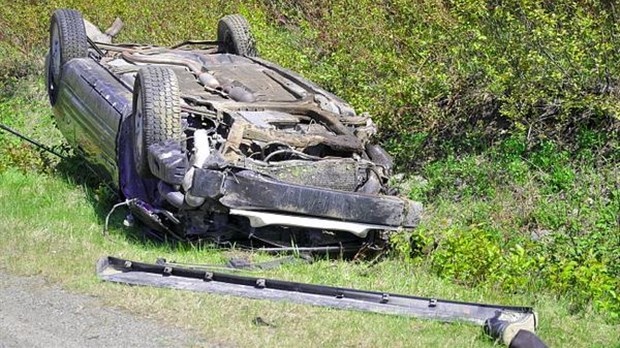 Grave accident de la route à Pohénégamook