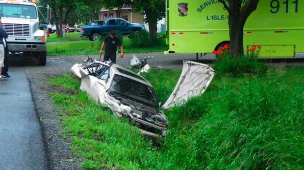 Collision sur la route 132