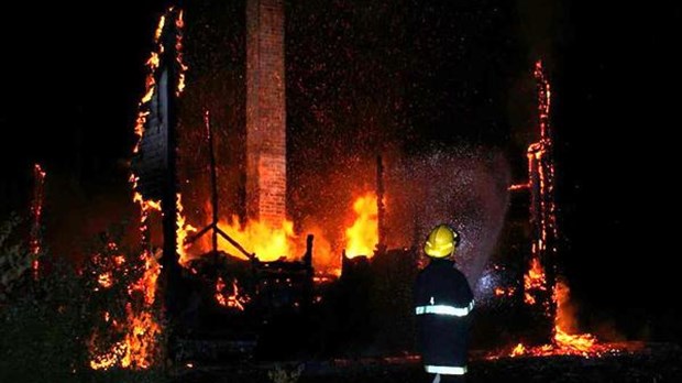 Incendie à Saint-Louis-du-Ha! Ha!