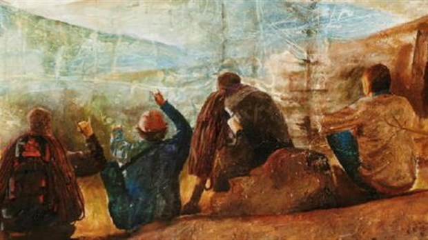 La Louperivoise Annie Lévesque au Symposium de peinture du Kamouraska