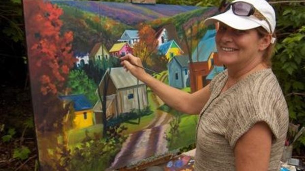 La peintre Marlène Vachon se joint au Symposium de Kamouraska