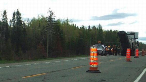 Travaux sur la route 289