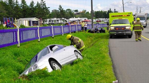 Accident sur la rue de l’Ancrage