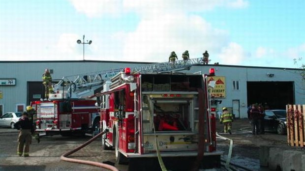 Incendie mineur chez les Chapiteaux Germain Dumont