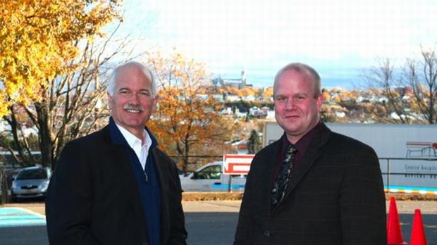 Jack Layton était à Rivière-du-Loup dimanche