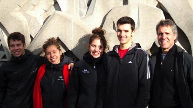 Les patineurs du circuit Élite en action