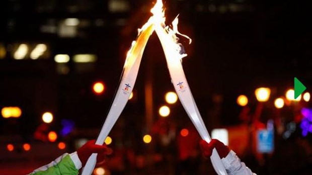 Passage de la flamme olympique à Rivière-du-Loup et Trois-Pistoles aujourd'hui