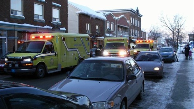 Accrochage sur la rue Lafontaine