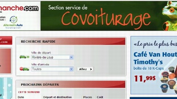 Nouveau site de covoiturage en ligne!