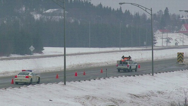 Des conditions routières difficiles