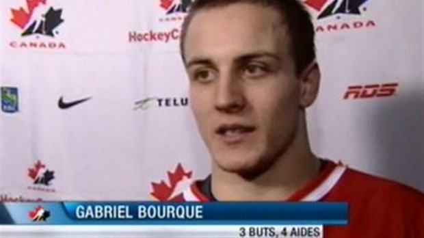 L'argent pour Gabriel Bourque et Équipe Canada junior