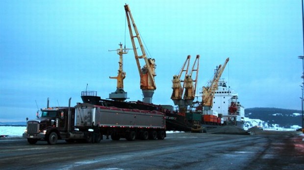 Un passage rapide pour le 1er bateau de l’année à Gros-Cacouna