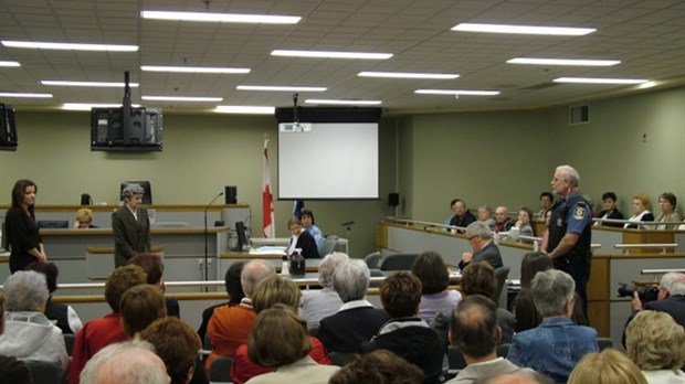 Simulation de procès au palais de justice de Rivière-du-Loup