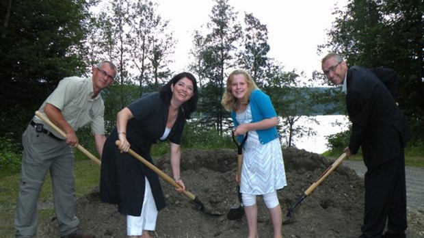 Début des travaux au Parc national du Lac-Témiscouata