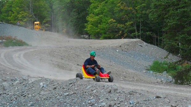 La piste de dévalkart testée à Mont-Citadelle