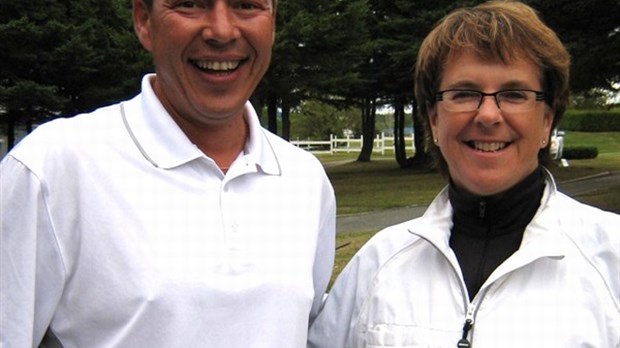 Michel Pilon et Claire Sylvain récidivent au Championnat du Club de golf de Cacouna