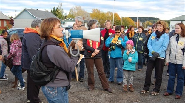 Succès pour la Marche locale des femmes à Saint-Pascal