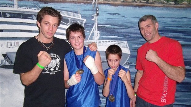 Des Gants d’argent pour l’École de boxe olympique de Rivière-du-Loup