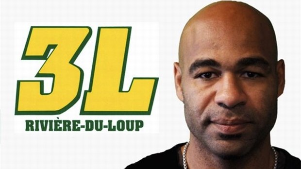 Donald Brashear avec les 3L de Rivière-du-Loup