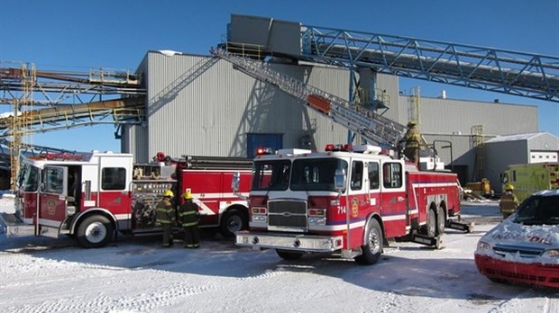 Incendie chez F.F. Soucy