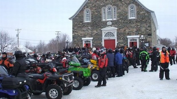 Bénédiction annuelle des VTT à Cacouna