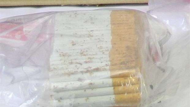 Saisie de tabac de contrebande