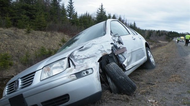 Collision sur l'autoroute 85