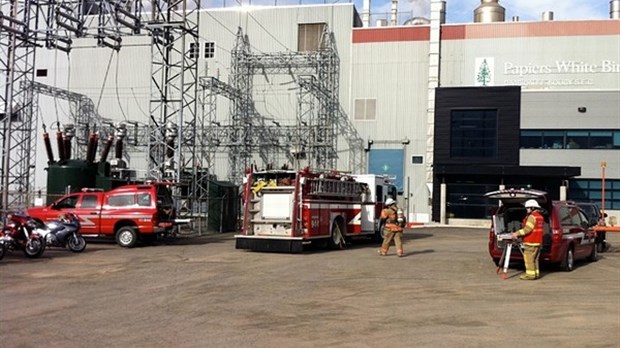 Début d'incendie chez F.F. Soucy