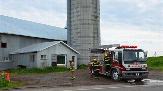 Début d’incendie dans une ferme de Saint-André