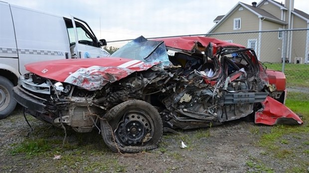 Violente collision à Saint-Arsène