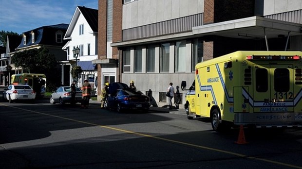 Collision sur la rue Lafontaine