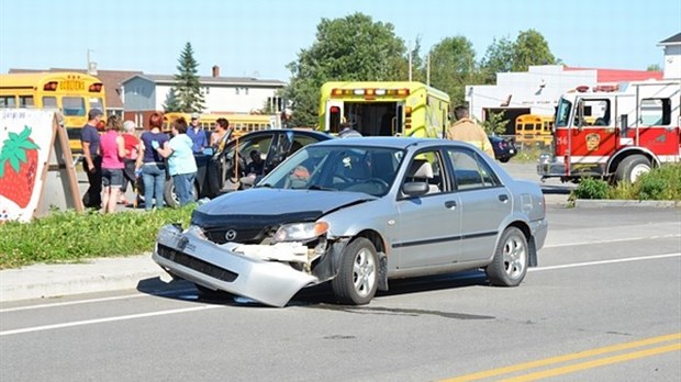 Deux accidents à Rivière-du-Loup