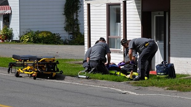 Piéton happé par une voiture