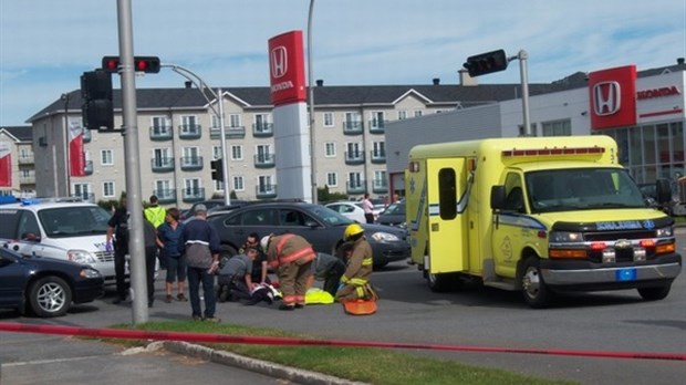 Piétonne happée sur le boulevard de l’Hôtel-de-Ville