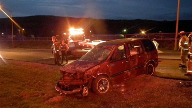 Accident de la route à Dégelis