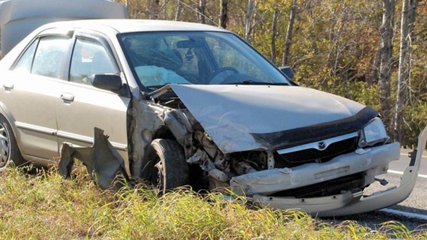 Collision à Témiscouata-sur-le-Lac