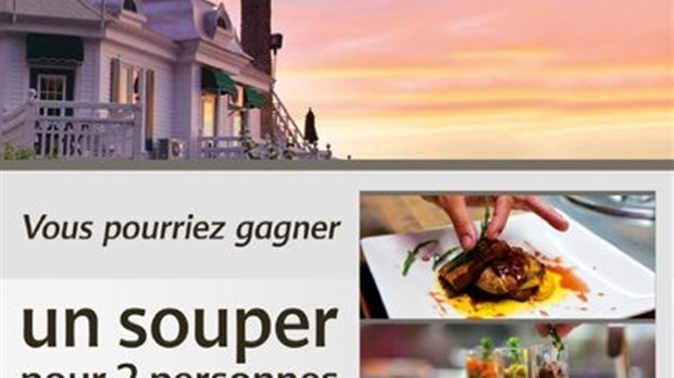 Gagnante du concours de l'Auberge du Portage