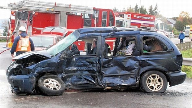 Grave accident à Témiscouata-sur-le-Lac