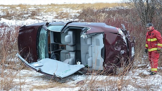 Accident de la route près de Saint-Éloi