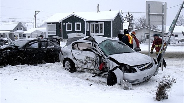 Collision à L'Isle-Verte