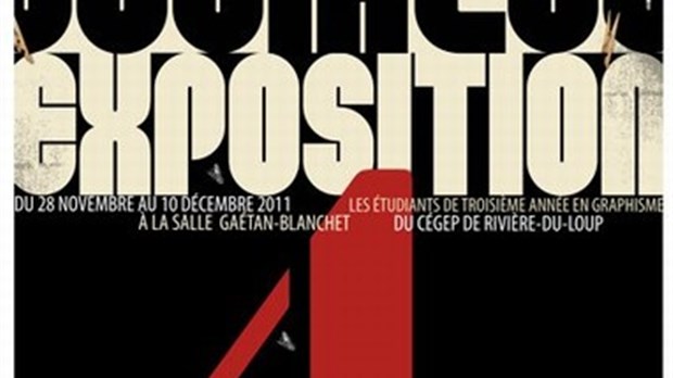 Exposition des affiches sociales des finissants en Graphisme