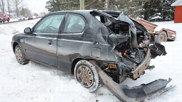 Collision sur le chemin Fraserville